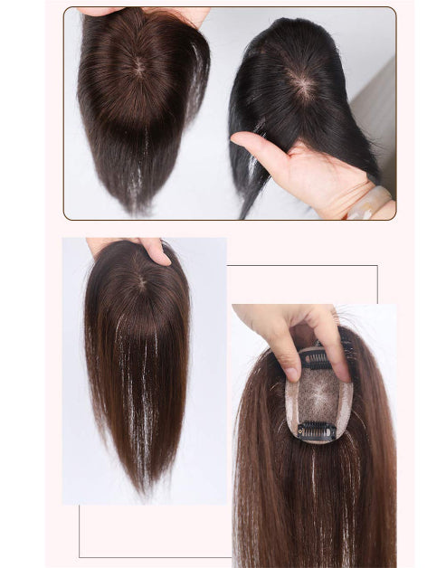 【🔥Hot sale】 Mini Scalp Topper – Silk Base Hair Topper