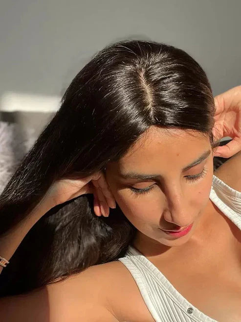 【🔥Hot sale】 Mini Scalp Topper – Silk Base Hair Topper
