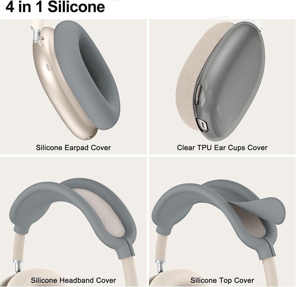 4 in 1 Silicone Case Cover for Headphones🎧