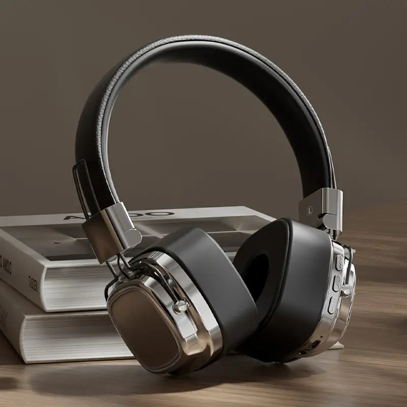 Vintage-Inspired Over-Ear Wireless Headset With Wireless 5.3 Chip