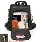 Women'S Anti-Theft Floral Embroidered Backpack