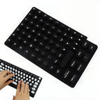 Soft Silicone Heart-Shaped Keyboard Stickers for Long Nails with Letters