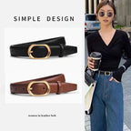 Trendy Casual Women's Jeans Belt Slim Versatile Fashion Cross-Border Ins Design
