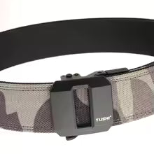 EDC Nylon Ratchet Belt Wide Double-layer Reinforced Automatic Buckle