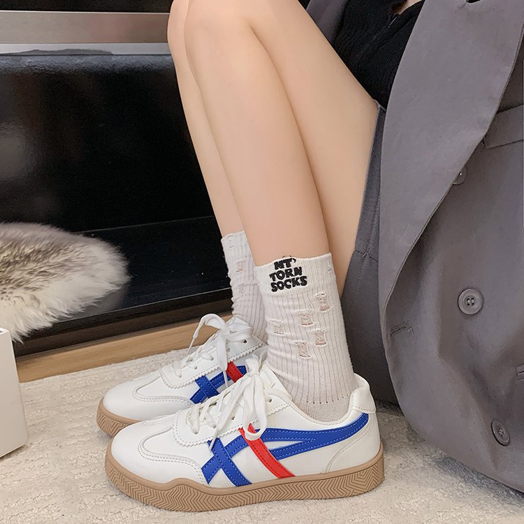 Women's White Sneakers 2026 Spring  New Ladies Causal Flats