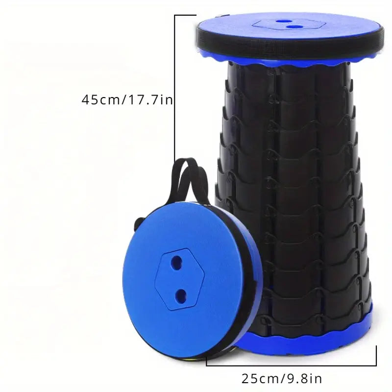 1pc- Enhanced portable multi-functional folding and retractable stool