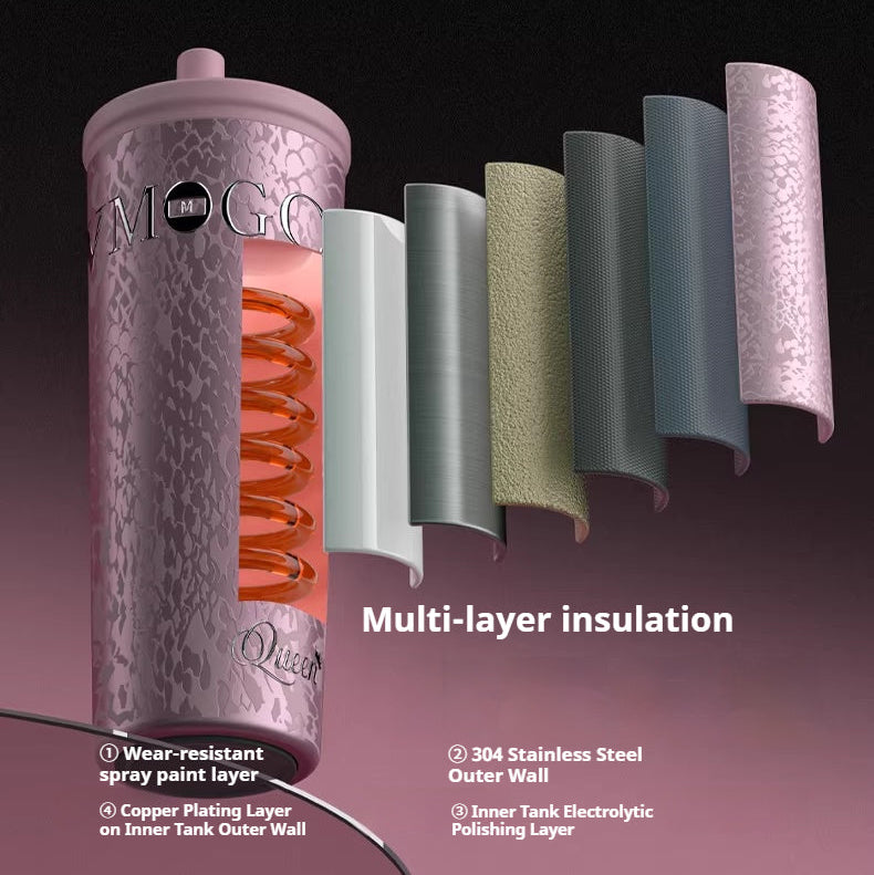 Light Luxury Premium Insulated Straw Water bottle