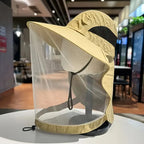 Men's and Women's outdoor mosquito net cap