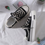 Womens Sneakers Ears of Wheat Platform Shoes