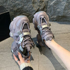 Women's Chunky Sneakers Breathable Mesh Platform Sports Shoes