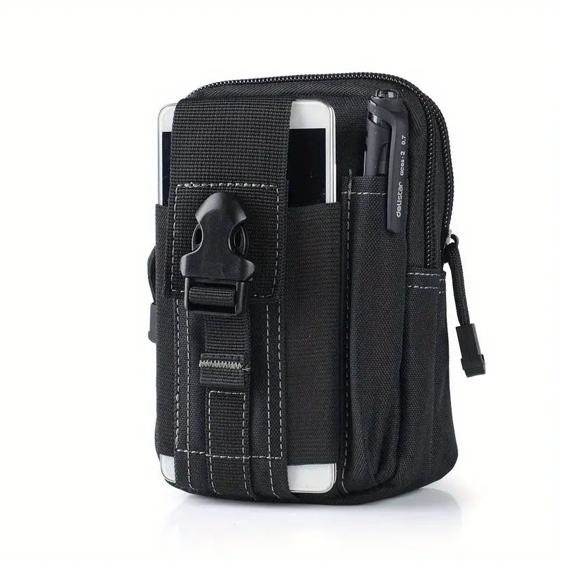 Men's Tactical Belt Bag with Adjustable & Detachable Strap