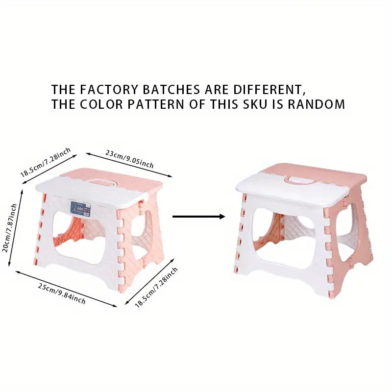 Thickened Plastic Folding Stool