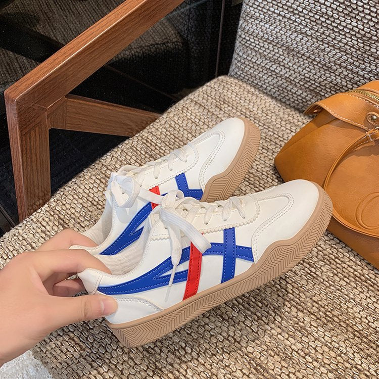 Women's White Sneakers 2026 Spring  New Ladies Causal Flats