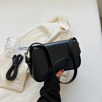Elegant Adjustable Crossbody Mini Bag with Zipper Closure