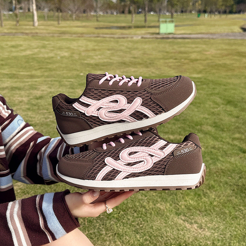 Women's  Breathable Thick Sole  Casual Sports Shoes