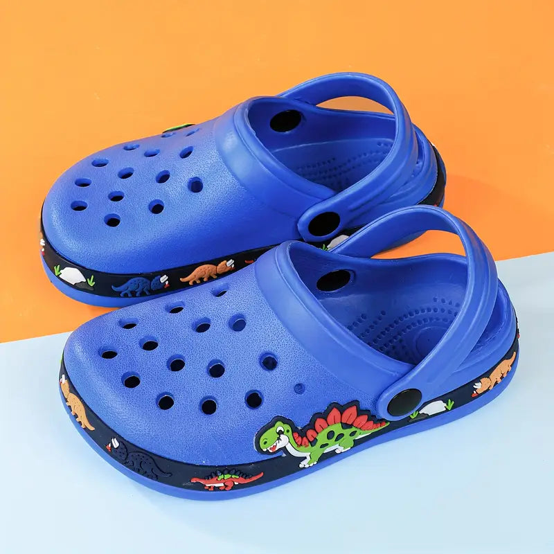 Youngsters' Dinosaur & Unicorn EVA Sandals with Ankle Strap