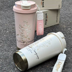 GIANXI Lily Of The Valley Design Travel Portable Leakproof Water bottle