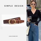 Trendy Casual Women's Jeans Belt Slim Versatile Fashion Cross-Border Ins Design