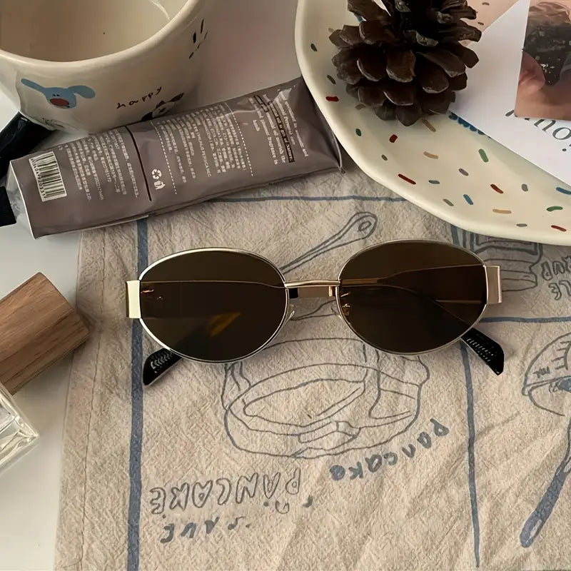 [HOT SALE ]Trendy Metal Sunglasses😎Buy two pairs of sunglasses only 799  ₹