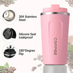 510ml Vacuum Insulated Coffee Cup with Lid - Double-Wall Thermal Tumbler
