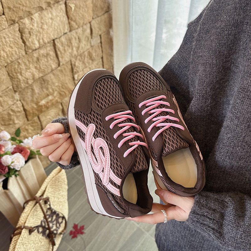 Women's  Breathable Thick Sole  Casual Sports Shoes