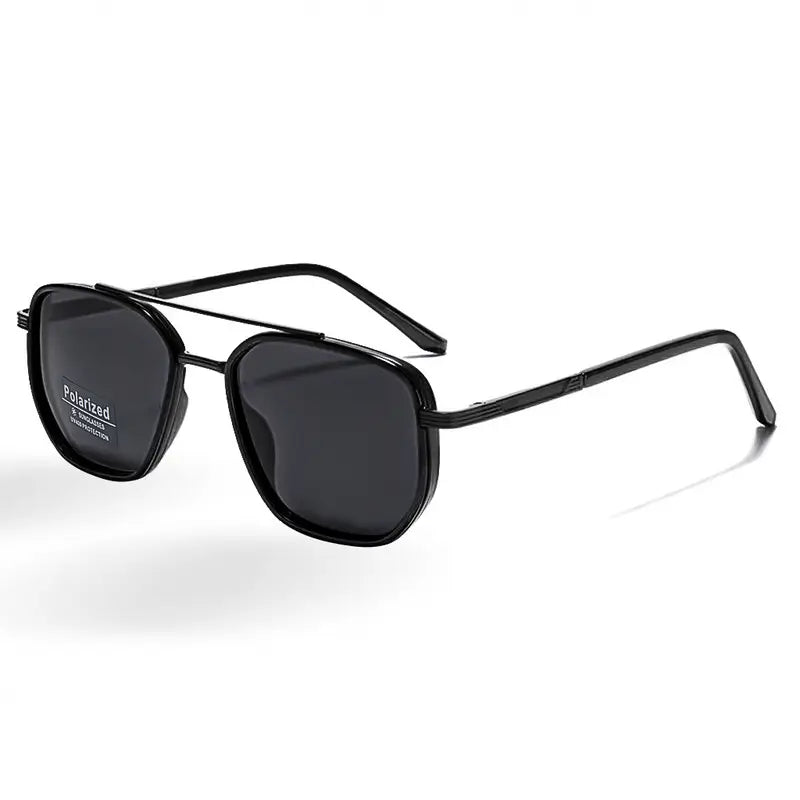 2025 Geometric Frame Double Beam Sun Protection Glasses Trends