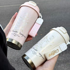 GIANXI Lily Of The Valley Design Travel Portable Leakproof Water bottle