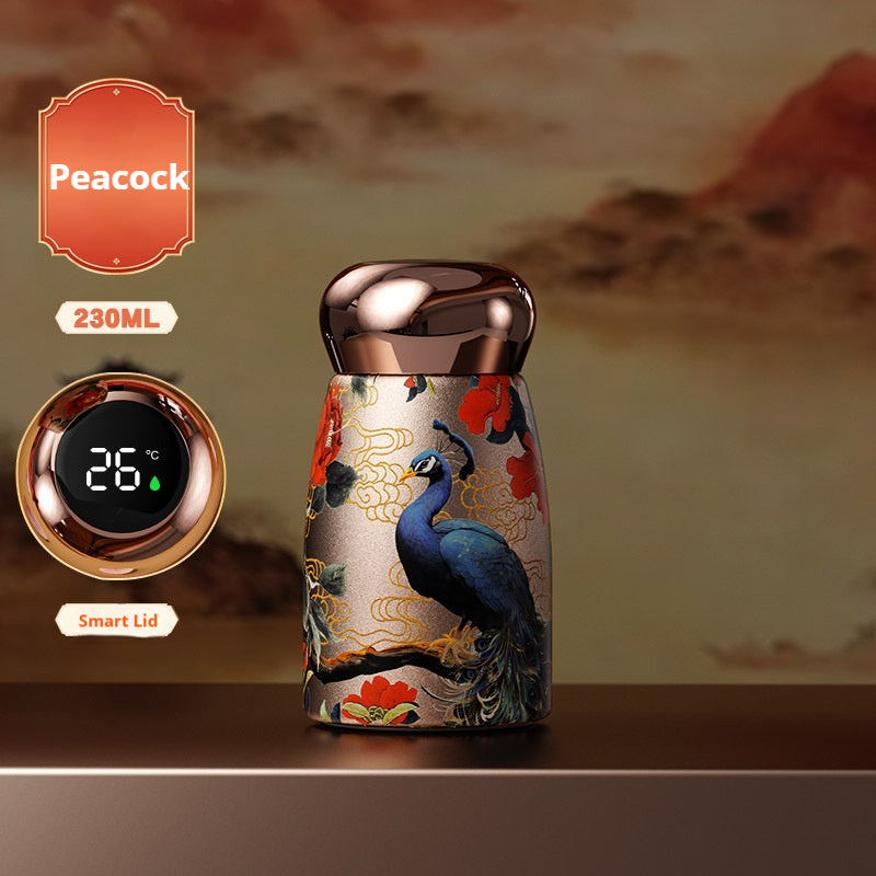 Smart Temperature Display Mushroom-Lid Insulated Bottle