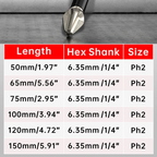 High-Magnetic-Cross-head Bit Set