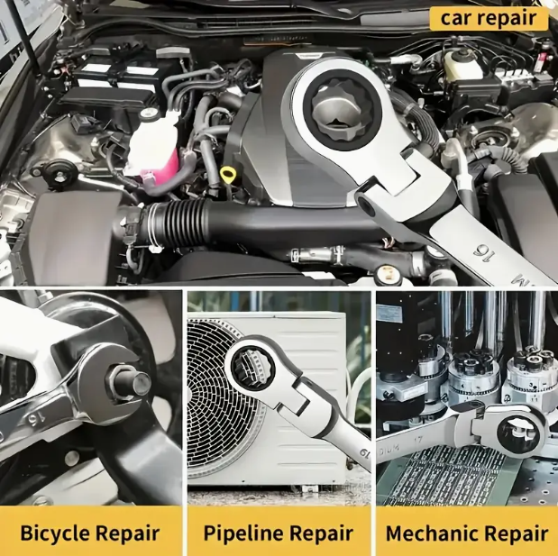 Multifunctional Dual-Purpose Ratchet Tool