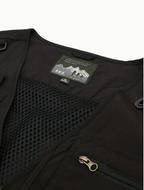 Men's Nylon Vest With  Multi-Pocket Design and Zippered Pockets