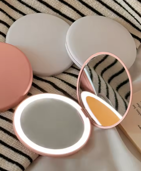 Mini Portable Makeup Mirror with LED light