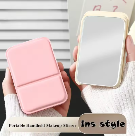 Foldable Student Compact Cute Pocket Mirror