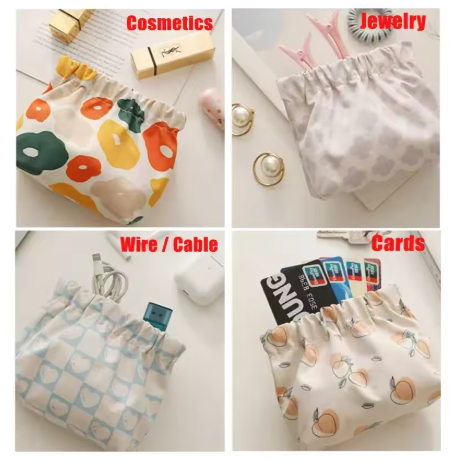 Girls Tampon Holder Organizer Women Napkin Cosmetic Bags