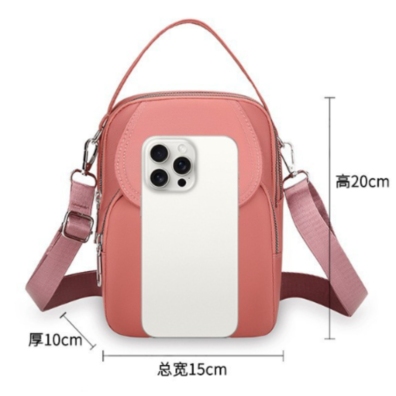 Waterproof Women Crossbody Bag Elegant Oxford Messenger Bags Simple for Work