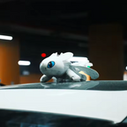 [🔥Hot sale]Cartoon Toothless Light Fury Car Decorative Accessories
