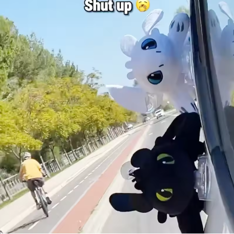 [🔥Hot sale]Cartoon Toothless Light Fury Car Decorative Accessories