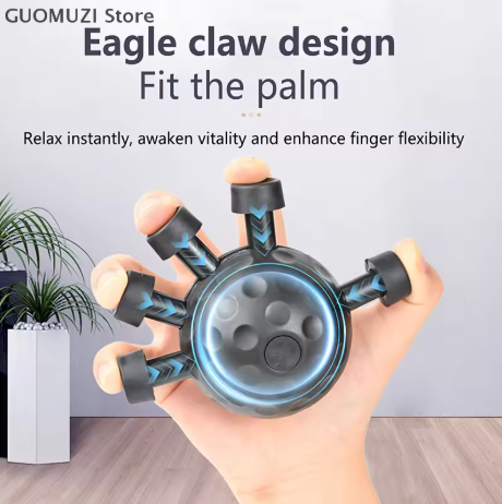 Black Finger Press Ball Grip Ball Hand Strengthener and Finger Grip Exerciser Ball