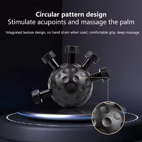 Black Finger Press Ball Grip Ball Hand Strengthener and Finger Grip Exerciser Ball