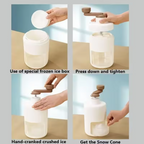 Diy Household Hand-Operated Shaved Ice Milk Shake
