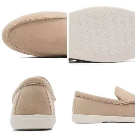 Monaco Suede Loafers Shoes  British Style Single Shoes