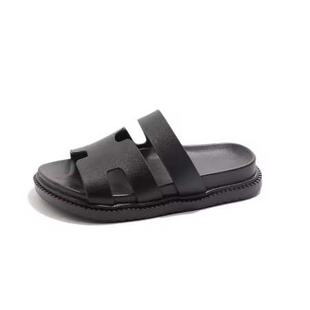 Kids Flat Shoes Slip on Child Girls Slippers Round Toes Thin Band Cross Sandals 2025