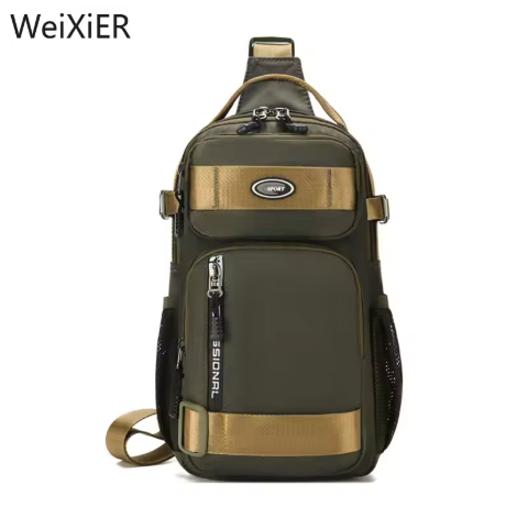 Fashion Multifunction Men's Shoulder Bag Running Outdoor Sling Crossbody Bag
