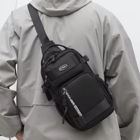 Fashion Multifunction Men's Shoulder Bag Running Outdoor Sling Crossbody Bag