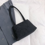 Gentle Woman Colorful Nylon Shoulder Bag  Letter Design Single Shoulder Women's Bag