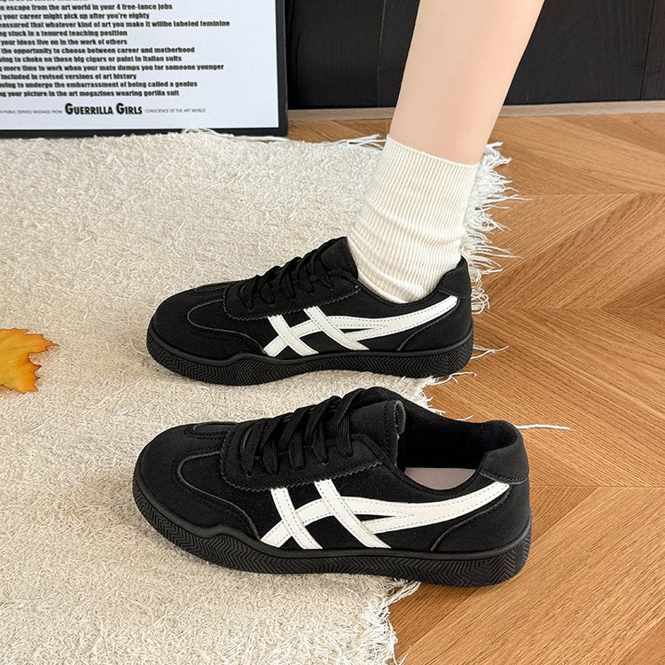 Women's White Sneakers 2026 Spring  New Ladies Causal Flats