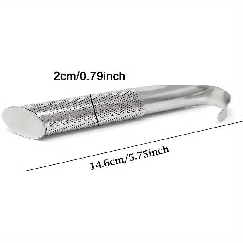 1pc Long-Handle Stainless Steel Tea Infuser Wand for Loose Tea