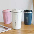 510ml Vacuum Insulated Coffee Cup with Lid - Double-Wall Thermal Tumbler