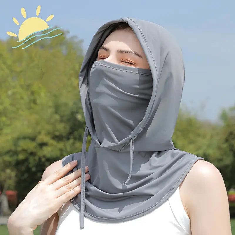 4-in-1 Summer Sun Protection Full Face Mask and Neck Gaiter