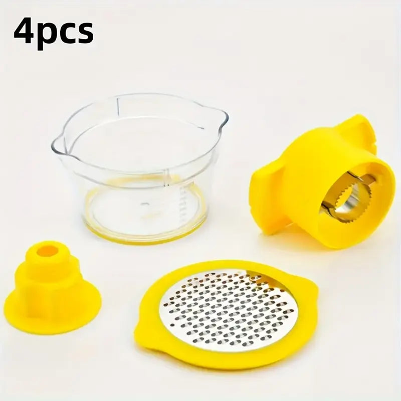 1pc Stainless Steel Corn Peeler & Stripper with Built-In Grater and Safety Handle